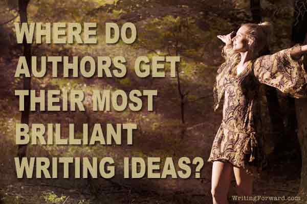 where do successful authors get brilliant writing ideas